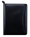 Day-Timer, 41745, Recycled Bonded Leather Starter Set, 5 1/2 x 8 1/2, Black Cover, Sold As 1 Each