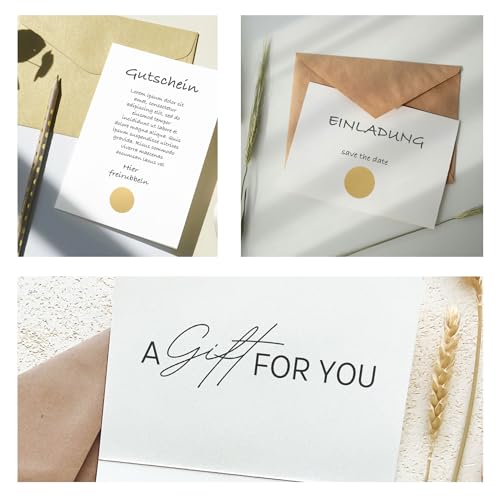 50 x goldene, runde Rubbelaufkleber in 5x5cm - Rubbellose selber machen - Ideal für Gutschein, Adventskalender, Rubbellos, Goldenes Ticket, Rubbeletiketten, Rubbel Sticker, Geschenke, Weihnachten