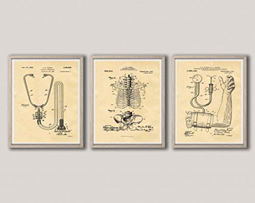 Medical wall art haut de gamme en parchemin pour décoration murale de médecin