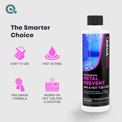 Image of AquaDoc Spa Metal Control & Stain Protector for Hot Tubs - 16 oz