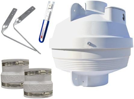 Suncourt RDK04-3 4 to 3 in. Radon Kit with Manometer and Air Pressure Indicator by Suncourt