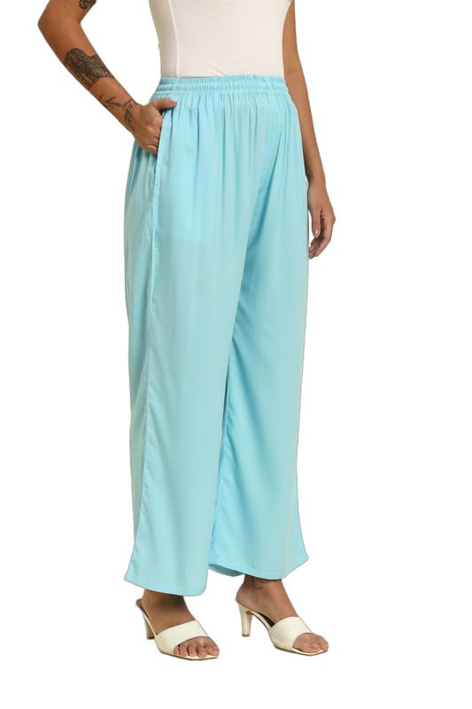 Image of Soft Colors Relaxed Fit Pocket Palazzo