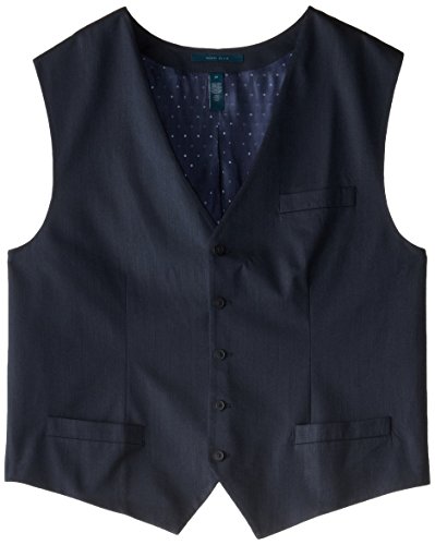 Perry Ellis Men's Big-Tall Herringbone Suit Vest