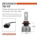 SYLVANIA 9012 LED - Fog Lights For Cars and Trucks - Headlight Bulbs for Off Road Powersports - 6000k Cool White LED Light - Long-Lasting Bulbs - No Polarity - DIY Upgrade
