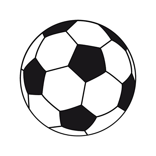 Stickers Ballon de Foot - Or, L 110cm x H 110cm