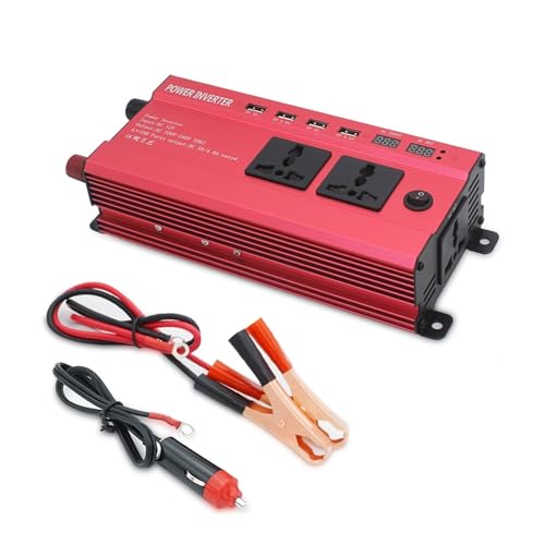AIRUIXI Car Inverter 12V 220V Peak Power 2200W Инвертор Solar Power Voltage Converter 4USB Output Inversor 50Hz(2200W Universal)