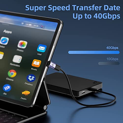 Tobo 90 Degree USB C Adapter, USB C Male to USB C Female Right Angle Connector for Steam Deck, Switch, Mac-Book Pro/Air, Tablet, Phone and More... - Image 5