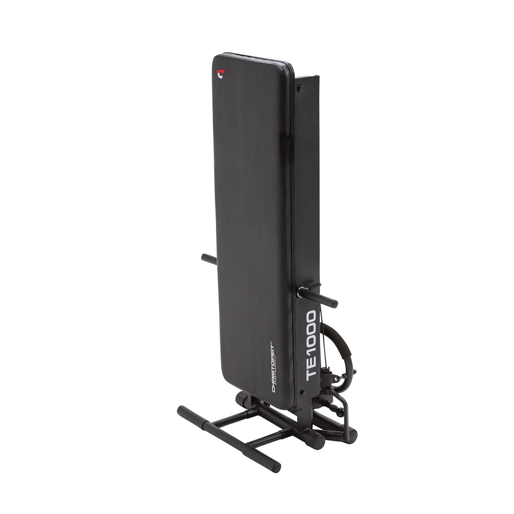 Christopeit Sport Total Exerciser TE 1000 - Entrenador de cuerpo completo, plegable, multi-Gym, parte superior del cuerpo, brazos, pecho, abdomen, espalda