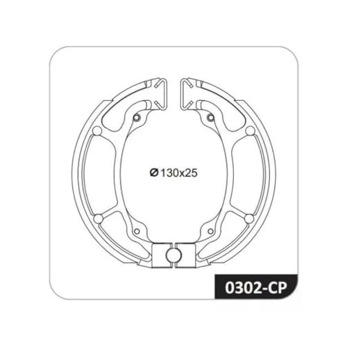 Lona patim sapata de Freio traseiro e dianteiro moto Cg Fan Titan 125/150 /160/Twister/Cb 300 - Cobr