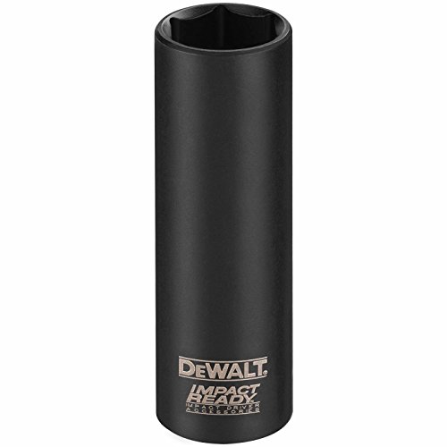 DEWALT DW2286 1/2-Inch IMPACT READY Deep Socket for 3/8-Inch Drive,Black Oxide