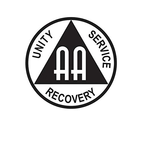 EW Designs AA Alcoholics Anonymous Symbol Sticker Decal Vinyl Bumper Sticker Vinyl Sticker Car Truck Decal 5"