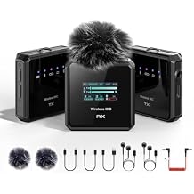 NANK Mike Pro Wireless Lavalier Microphones for iPhone Camera, Intelligent Noise Cancelling, 30H Battery, 656-FT Range, USB-C Charging for Content Creation, Recording, Live Streaming, YouTube Videos