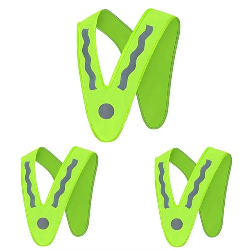 SLJYM 1/2/3/5 Pezzi Gilet di Sicurezza Riflettente per Bambini visibile di Notte Gilet di Sicurezza Protettivo per Spalle Lucido Resistente all'Usura per Bambini