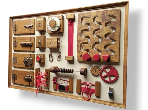 Memory and Sensory Stimulation Board for Seniors with Dementia and