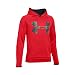 Under Armour Boys' Storm Armour Fleece Highlight Big Logo Hoodie, Red (601), Youth X-Large
