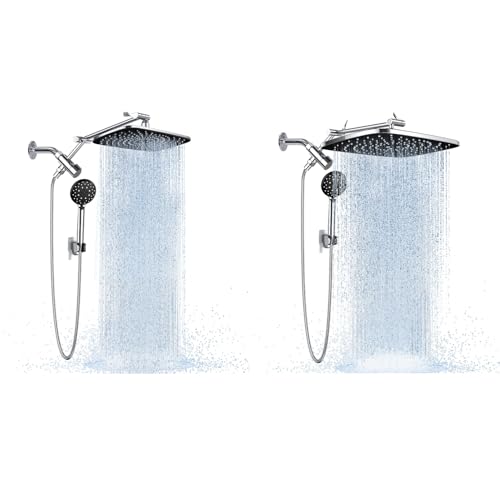 Regadera Veken con Ducha Manual 12" y 14"