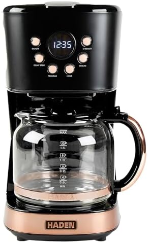 HADEN Coffee Machine, 12 Cup Programmable Drip Coffee Maker with ...