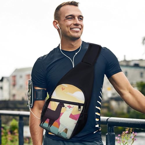 Sling Bag para mujer y hombre mochila cruzada pequeña miniatura 6