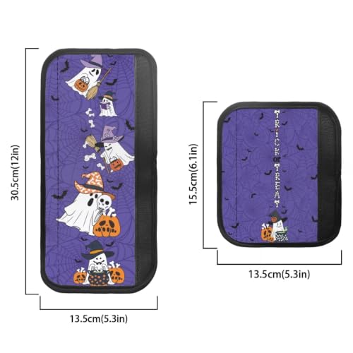 Image of Trick or Treat Refrigerator Door Handle Covers Ghost Fridge Door Handle Covers Set of 6 Oven Microwave Dishwasher Antiskid Protector Halloween Decor