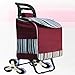 Einkaufstrolleys Faltbare Einkaufswagentasche, faltbar trolley, 3-Rad-Stepper, faltbar, große Kapazität, leicht zu steigen, verwendete for Haushalt faltbaren Leicht Supermarkt Wagen, Kinderwagen älter