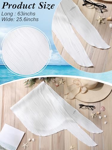 Chal corto triangular que cubre el traje de baño de forma ligera 3