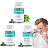 Desodorización Corporal, Desodorante de Cuerpo Completo, Control Integral del Olor para Mujeres y Hombres, Cápsulas de Neutralización Odorífica Prolongada (90 Unidades)