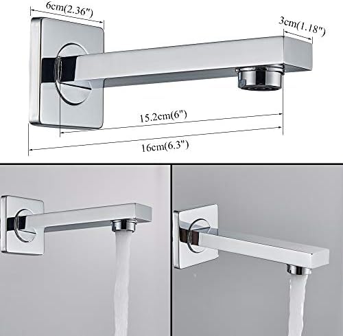 Robinet de douche anticalcaire à poignée unique pour optimiser l'espace - 7