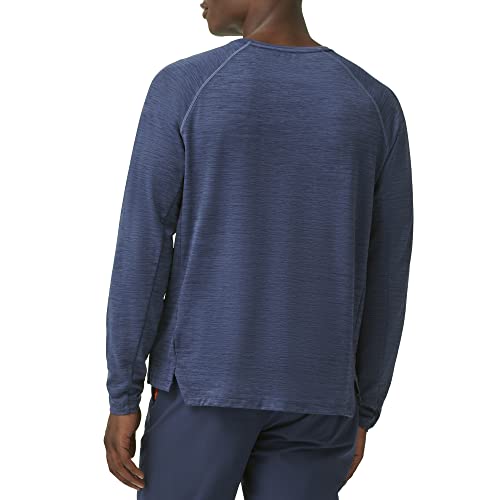 BASS OUTDOOR Men's Long-Sleeve T-Shirt – Easy-Care Performance Crew Neck​4