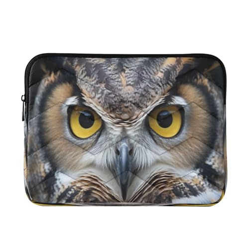 Funda para portátil 13-14 pulgadas con diseño búho impermeable