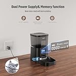 Automatic Cat Feeder- 4L Timed Cat Food Dispenser 1-6 Meals Control for Cat and Small Dog- Auto Pet Feeder with Desiccant Bag Keep Fresh for Reliable Easy Set Up and Clean- Voice Recorder - Image 4