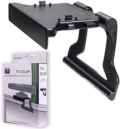 JINHEZO JINHEZO-CS-370 for Xbox 360 Kinect Sensor Mounting Clip TV Mounting Clip Black 1Pcs - 4