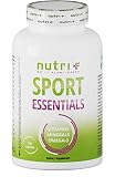 Sport Essentials - A-Z Complete für Sportler - 17 Vitamine Mineralien Aminosäuren Antioxidantien - 120 pflanzliche Kapseln mit Vitamin C, D3, Omega 3 - Daily Vitamins Fitness