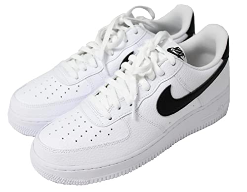Nike Air Force 1 Scarpe sportive per bambini (bianco/nero, eu_Footwear_Size_System, Big_Kid, Numeric, Medium, Numeric_37_Point_5)