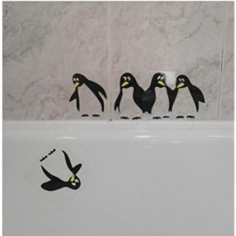 Sanfly Penguins Decorative Fridge Sticker Cover