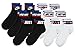 Produktbild Nike 12 Paar Everyday Essential Ankle Sneakersocken Socken Quarter Unisex DX5080, Farbe:schwarz / schwarz / weiss /weiss, Socken Neu:38-42