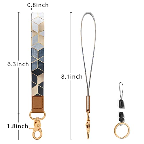 Image of Wrist Lanyard Key Chain, Wristlet Strap Keychain Holder for Women Men Car Keys Wallet Card Phone