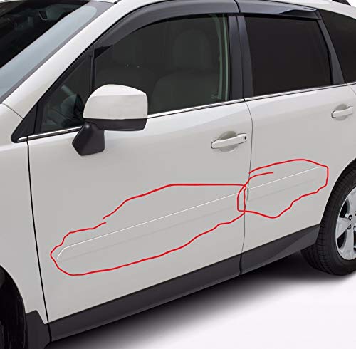 Subaru 2020-2025 Outback & Legacy Genuine Subaru Body Side Moldings OEM Set of 4 J101SAN801W7 (Crystal White Pearl)