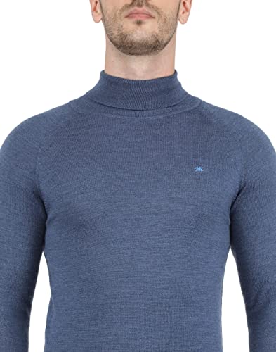 Image of Monte Carlo Men Wool High Neck Pullover Sweater