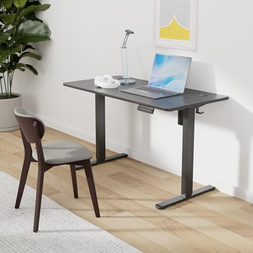 Image of STARY Electric Standing Desk Adjustable Height Sit Stand Home Office Desk with Splice Board