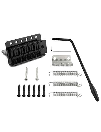 Chevalet trémolo 6 cordes avec tige whammy pour jouer du rock sur Fender Strat et Squier