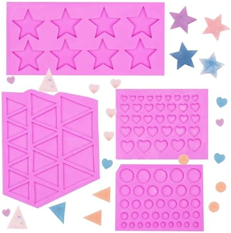 ICOCONG Pentagram Fondant & Chocolate Silicone Mold - Baking Decorations For Cakes & Cupcakes