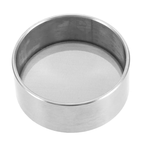 VILLFUL Stainless Steel Cell Sieve Mesh Strainer Fine Mesh Stainless Steel Strainer Metal Sieve Strainer Fine Mesh Sieve Lab Sieve Garden Mesh Sieve Mesh Screen Sieves Test Sieves Silver