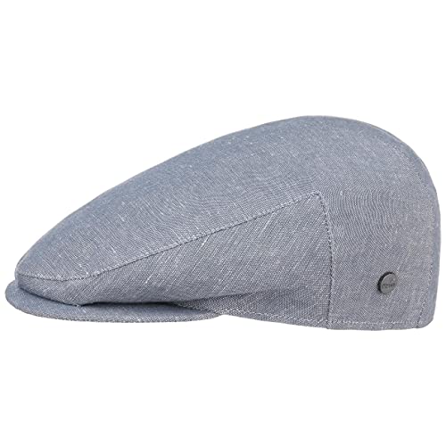 Casquette plate Lierys Inglese en lin classique multicolore homme fabriquée en Italie