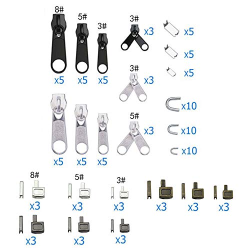 Reißverschluss-Reparaturset Anyasen Reißverschluss Reparatur Set