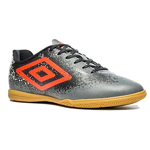 Chuteira Futsal Umbro Cosmic Grafite/coral/preto U01fb050-801-40