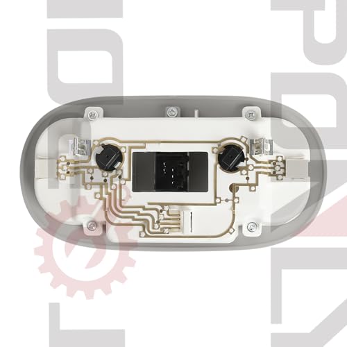 Image of TQPONLY Overhead Console LED Dome Map Light Lamp,for 2004-2008 Ford F150 Extended Cab /SuperCrew Interior Lights with Sunroof Switch (Grey)