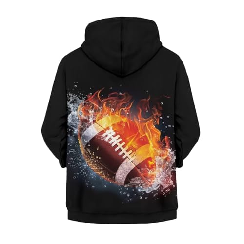Image of Biyejit Kids Novelty 3D Graphic Printed Hooded Sweatshirt