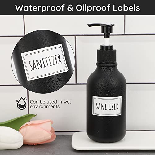 Image of Segbeauty Bathroom Labels for Organizing, 36PCS Waterproof Laundry Labels Soap Dispenser Stickers, Self-Adhesive Removable Beauty Skincare Organization Label for Bathroom Kitchen Laundryroom Dresser