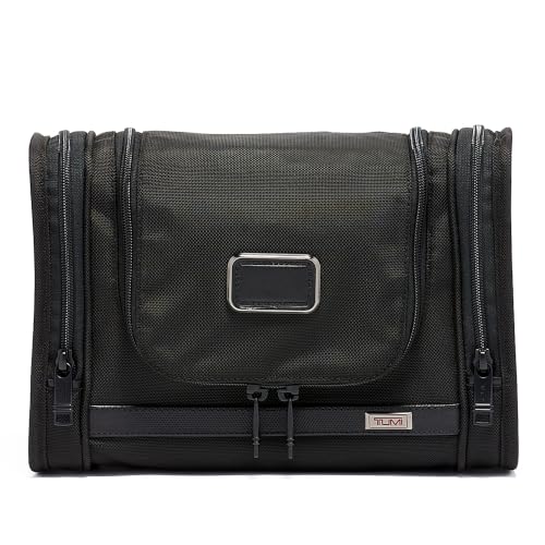 TUMI - Alpha Hanging Travel Kit - Toiletries and Cosmetics Organizer - Travel Essentials Bag with Hooks & Pockets - Black