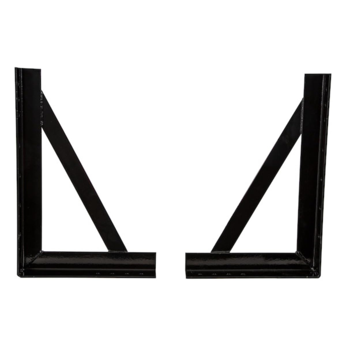 Buyers Products 1701012 Heavy Duty Welded Structural Steel Mounting Brackets for Underbody Truck Tool Box, Set of 2, 18" x 27", Corrosion Resistant, Universal Hole Pattern For Quick Mounting